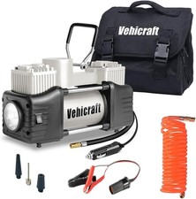 Pompa compressore aria portatile 12V gonfiatore pneumatico doppio cilindro resistente 150PSI