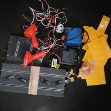 Vintage Scalextric Controllers Tracks Power Units Working Bundle