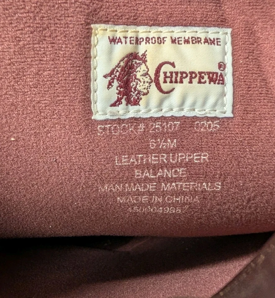 Chippewa 17" Sportility Waterproof Snake Hunting Boots Men's Size 6.5M #25107 - Image 2 of 4