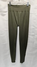 Womens New Mix One Size Olive Green Leggings