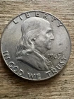1963-D Franklin Silver Half Dollar 90% Business Strike.   #27