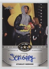 2015 Leaf US Army All-American Bowl Silver 43/50 Stanley Norman #BA-SN1 Auto 0a7