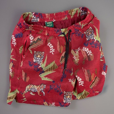 Scarface x Shoe Palace Shorts Tapestry Knit Tiger AOP Limited