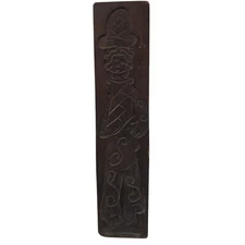 Vintage Dutch wooden cookie mold handmade gingerbread board Speculoos Speculaas