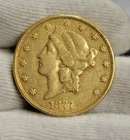 Photo of a 1877-S Liberty Double Eagle from an eBay sale