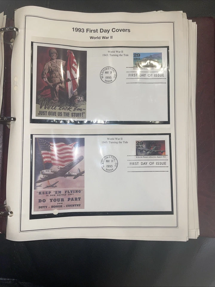 1993 HERITAGE First Day Cover Collection W/Binder - Image 4 of 4