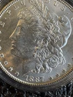 lot of 2 morgan silver dollars 1887 , 1890 S Toned