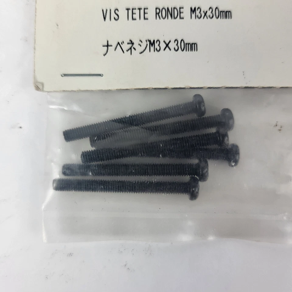 HPI Racing Button Head Screw M3x30mm Black 6 pcs Part Number Z509 New - Image 3 of 3