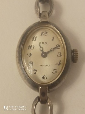 B13LF Vintage Damenuhr PAX Antichoc