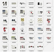 For Hobby plus 4WD 1/18 CR18P RC Rock Crawler Car Alloy Upgraded Parts Silver