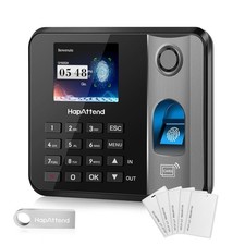 Marcatempo Rilevatore Presenze con Modulo di Impronte Digitali Automatico USB