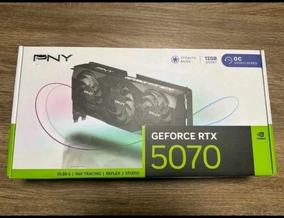 PNY NVIDIA GeForce RTX 5070 12GB OC GDDR7