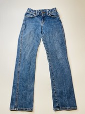 Vintage Wrangler Womens Sz 3/4X32 Cowboy Cut Stretch Straight Jeans 18MWZ