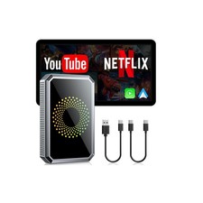 3-in-1 Magic Video Box for Streaming Netflix/YouTube/TikTok, Wireless Carplay...