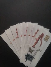 Creative Memories ~ Lot of Eight Studio Stickers ~ 2" x 5" ~ Old Stove and Pump
