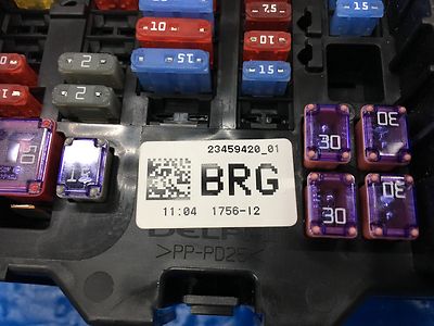 2016 gmc sierra cigarette lighter fuse 2014 - 2018 CHEVROLET SILVERADO / GMC SIERRA DASH FUSE BOX LEFT SIDE #  23459420