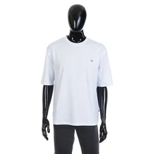 STEFANO RICCI 500$ Tshirt - Crewneck, Shortsleeve, Metal Eagle Embroidery NEW