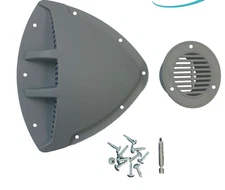 ProCamp RV Grey Cargo Trailer Air Flow Vent Kit W/ Installation Accessories