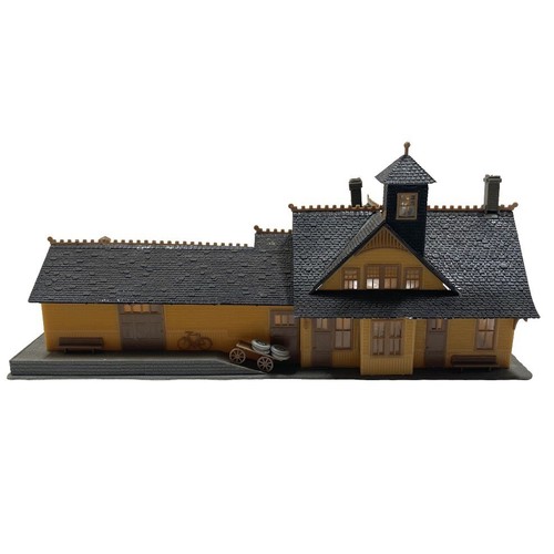 Vintage West Germany HO POLA RICO Train Station Depot Building