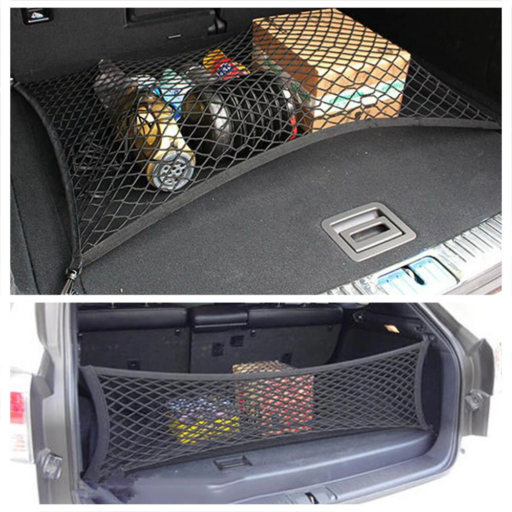 Trunk CARGO NET Car Nylon Elastic Mesh Organizer Truck SUV Universal Black  USA