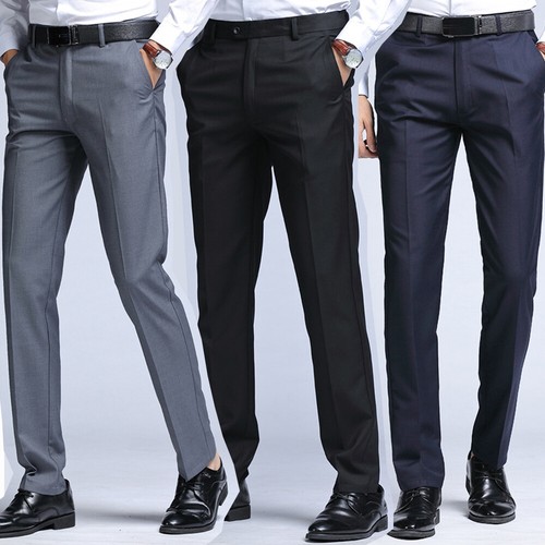 Mens Slim Fit Office Tailored Dress 