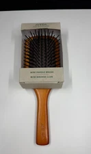 Aveda Wooden Mini  Paddle Brush Scalp Massaging Detangling Comb NEW