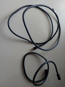 LOT OF TWO (2) COAXIAL CABLES - ONE 6 FT AND ONE 3 FT