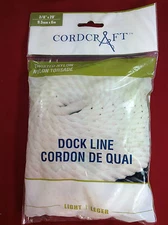 Dock Line Twisted Nylon 3/8"X20" White 049127