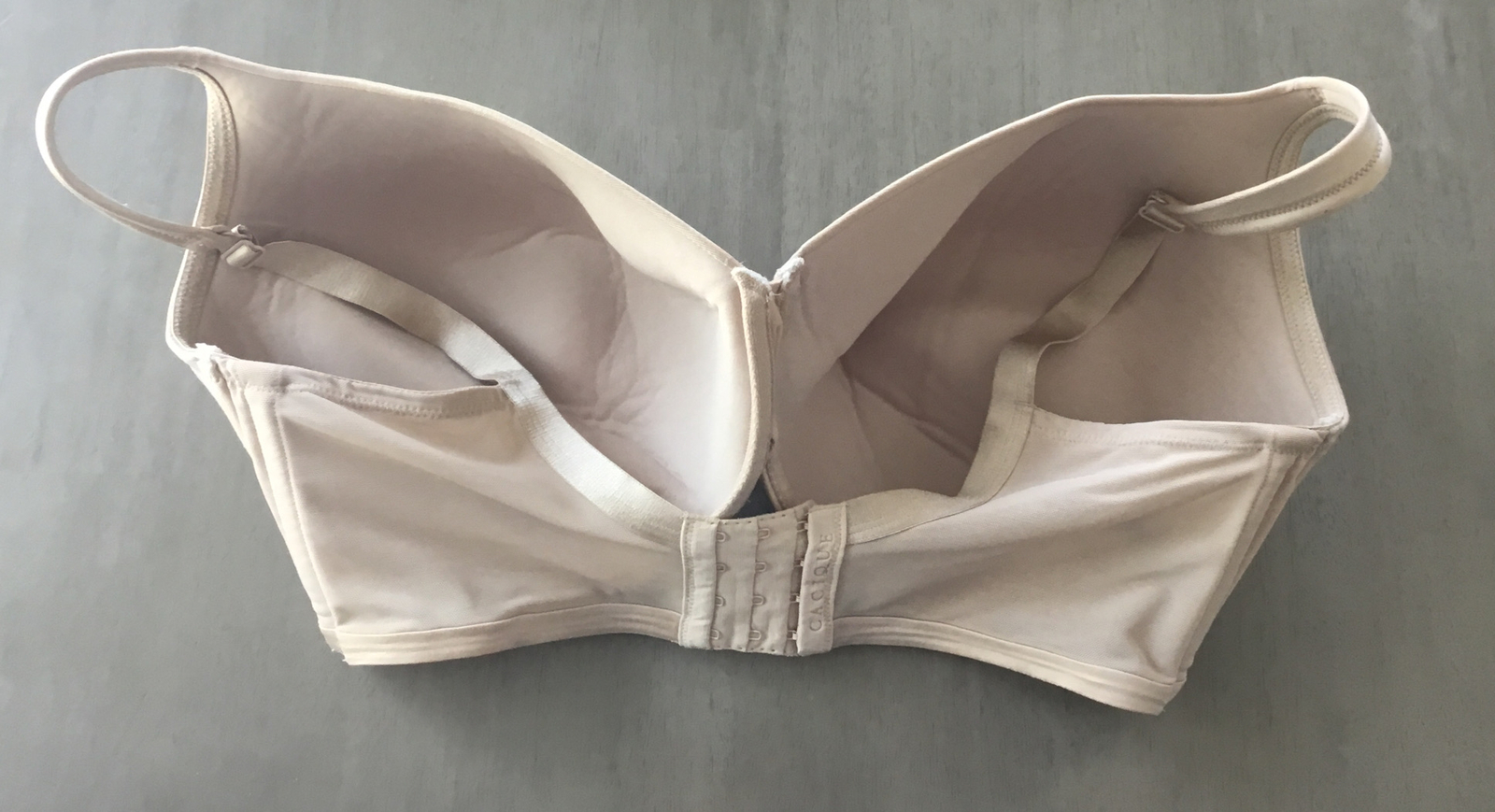Cacique Bra Full Coverage Beige Smooth Underwire Lane Bryant Lightly Lined 32F