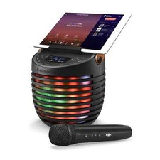 SINGCAST Video Casting Karaoke System-Bluetooth, Light Show  Voice Changer-NEW 