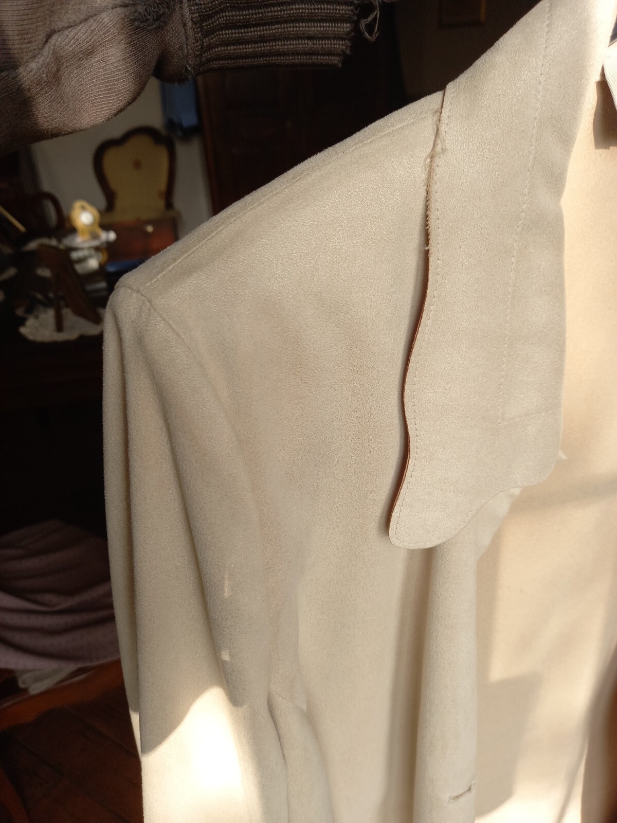 97% POLYESTER VISCOSE LIGHT BEIGE LIGHTWEIGHT JAC… - image 24