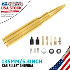 Durable Gold BULLET ANTENNA 50 CAL for CHEVROLET Gold ADO 1500/2500/3500/GMC
