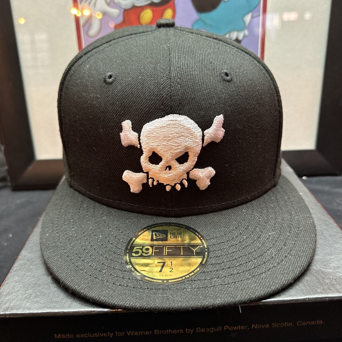 Supreme × NEW ERA Cap 7 1 2 Polyester BLK Men's 21SS Skull Supreme × NEW ERA Cap 7 1 2 Polyester BLK Men's 21SS Skull
