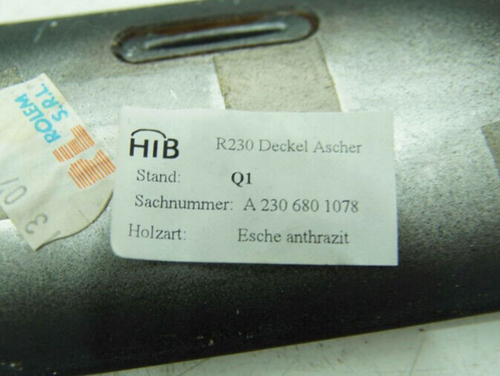 Rahmen Türleiste Mittelkonsole Holzdekor Mercedes SL R230 Esche Anthrazit - Zdjęcie 4 z 8