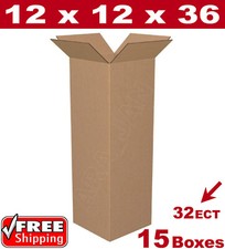 15 - 12x12x36 Cardboard Boxes Mailing Packing Shipping Box Corrugated Carton