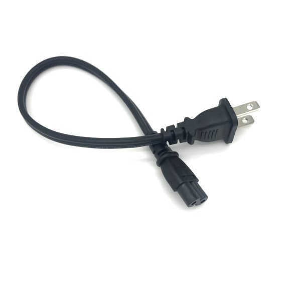 1 Feet 2 Prong Figure 8 AC power cord for VHS CD DVD Disc Player Boombox Blueray | eBay