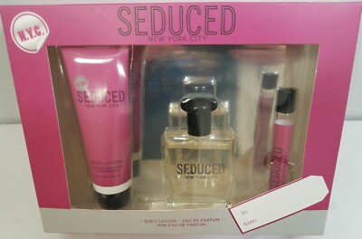 ''Seduced'' NYC Perfume Lotion Mini Parfum Gift Set Scent