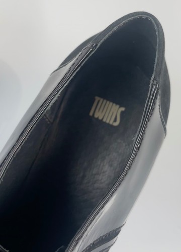 Black patent leather & suede Camper Twins Heeled oxford lace ups comfort 38 - Bild 4 von 17