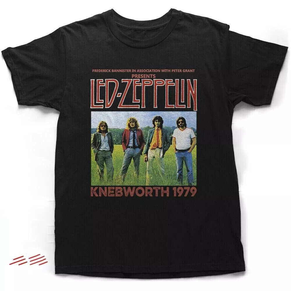 Led zeppelin top knebworth t shirt