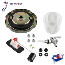 Fuel Gas Tank Generator Petcock Filter Gauge Cap For Universal 5 Gallon 7 Gallon