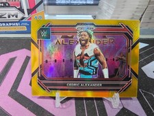 2023 Panini WWE Prizm Cedric Alexander #98 TRUE Gold 08/10!