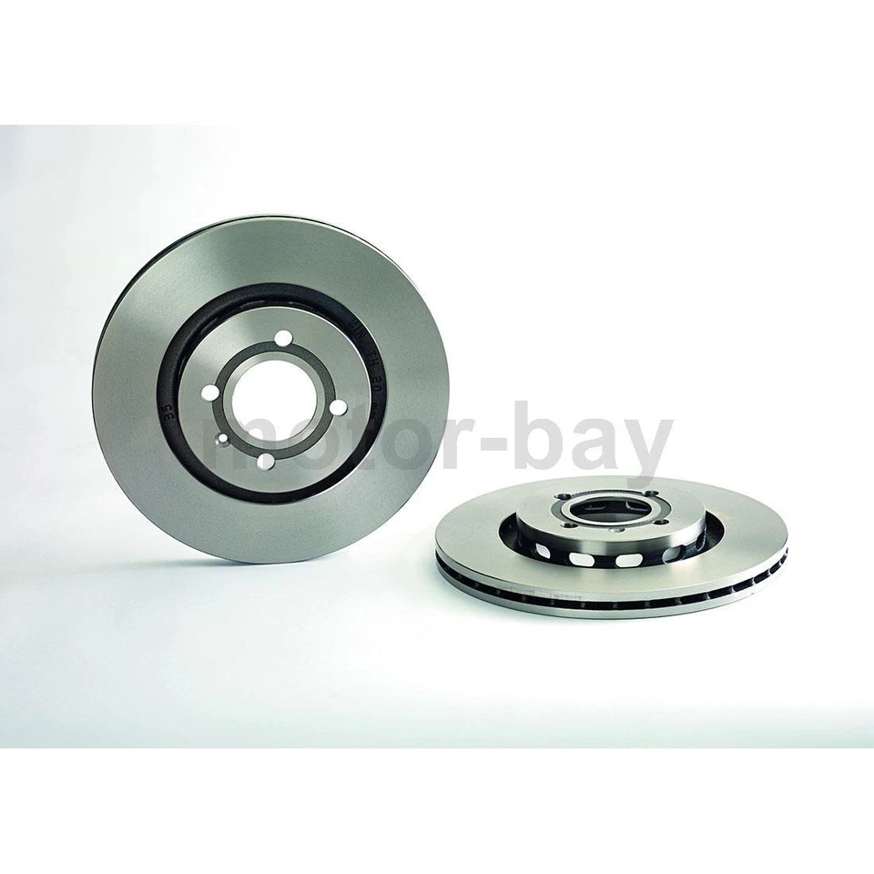 Pastilhas de freio dianteiro e rotores Brembo para Volkswagen Corrado 1990 1991 1992 - Imagem 4 de 4