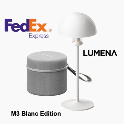 LUMENA Camping Lantern, M3 Blanc Edition & M3 Table Lamp Package
