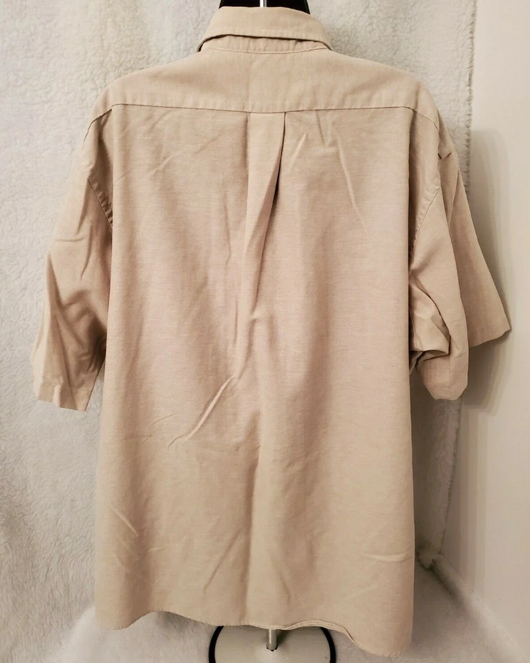 Camisa Arrow Dover Hombre Talla 18 Marrón Oxford Foto 4 de 4