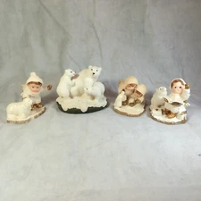 Lot Of 4: K's Collection: 3 Polar Bears, Baby Walrus, Baby Penguin, Baby Bible