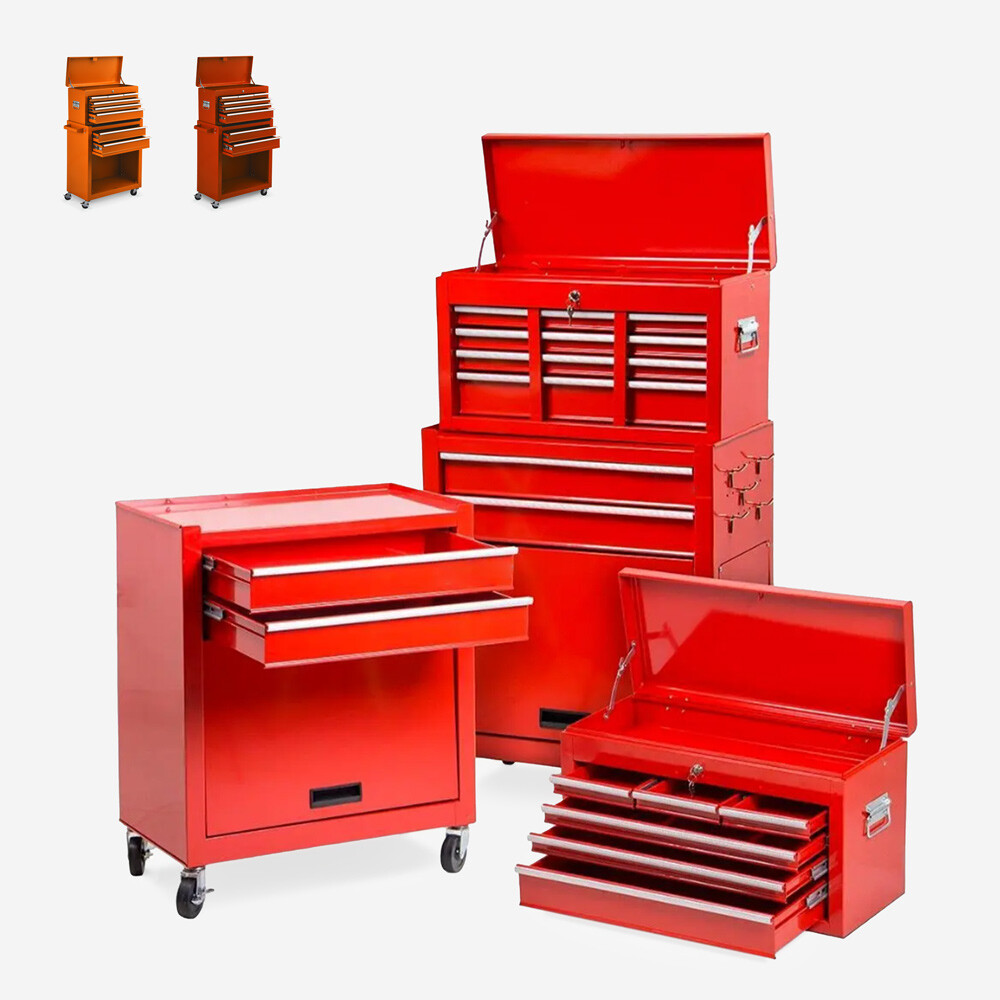 Caja de herramientas de 8 cajones para taller y garaje Ultra