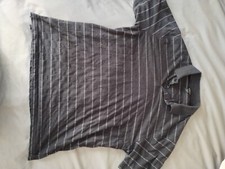 Van Heusen XL grey Striped Polo