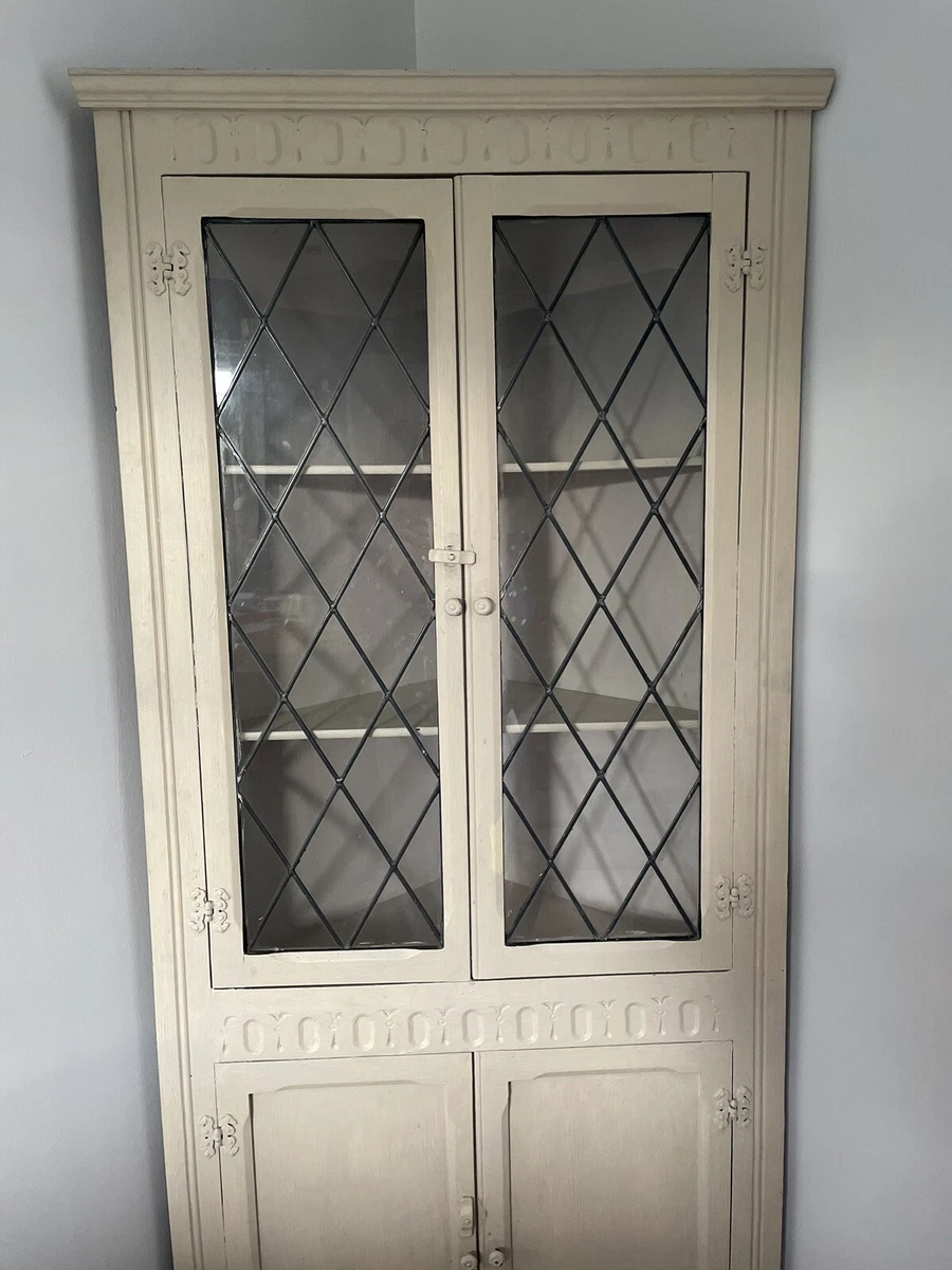Shabby chic corner cabinet deals