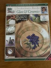 Donna Dewberry One Stroke TECHNIQUE BOOK GLASS AND CERAMICS Folk Art Painting