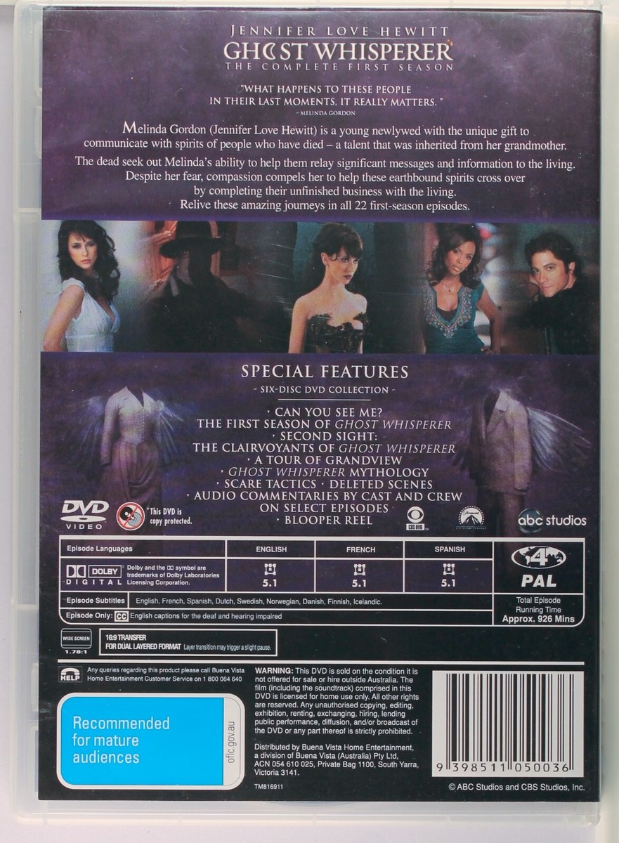 (未使用･未開封品)Ghost Whisperer - Seasons 1 [DVD] [Import] Ghost Whisperer - The Complete First Season (DVD)BRAND NEW